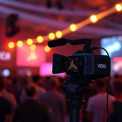 Icono representando la producción de video corporativo